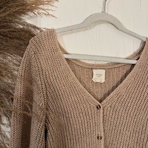 slouchy knit cardiganan